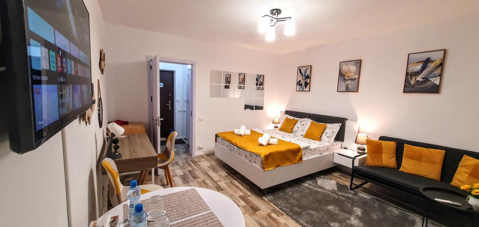 The Yellow King - Luxurious Apartment Bucharest Luaran gambar